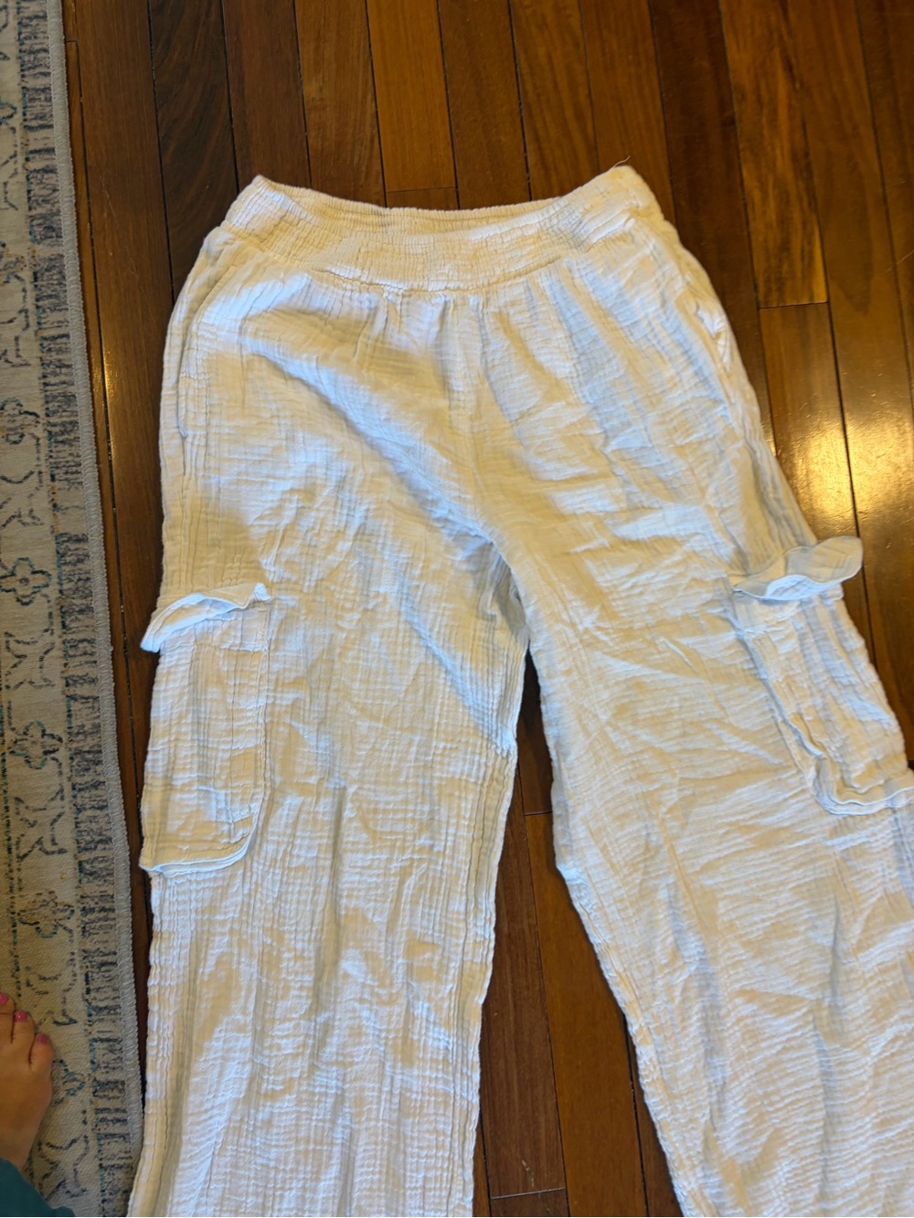 Aerie Gauzy High Waisted Cargo Pant - Picture 5 of 8